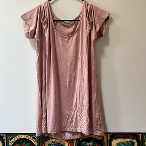 Women’s Dusty Rose/Light Pink short sleeve top